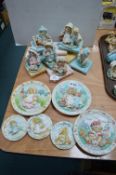 Cherish Teddy Plates and Book Ornaments