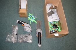 Two Vonhaus Handheld Hedge Trimmer etc.