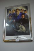 Destination Star Trek Framed Poster