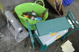 Paraffin Greenhouse Heater, Two Garden Kneelers, a