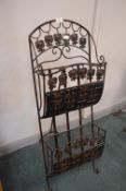 Decorative Metal Magazine Rack