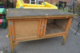 Wooden Rabbit Hutch