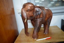 Carved Wooden Elephant