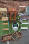 Garden Stool, Steps, Planter, Fence Sprayer, etc.