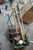 Manual Garden Lawnmower, Patio Brushes, etc.