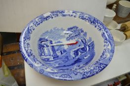 Large Spode Blue & White Bowl