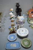 Decorative Pottery Animals etc. Including Wedgwood