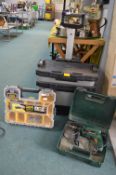 Three Toolboxes Including Stanley Fat Max