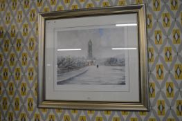 Framed Geoff Roland Winter Scene Print