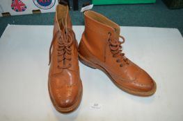 Pair of Gent's Size: Brogue Boots by Catesby with