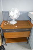 Hostess Food Trolley, and an Electric Fan