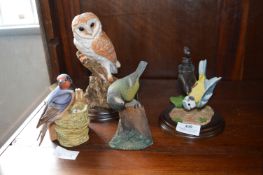 Four Bird Figures