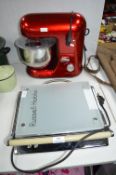Russell Hobbs Panini Press and an Andrew James Foo