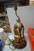 Chinese Monk Style Table Lamp