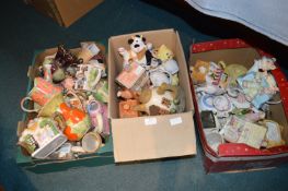 Three Boxes of Novelty Teapots etc.