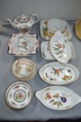 Pottery Including Royal Worcester Evesham Ware, et