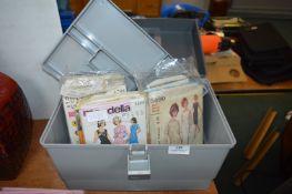 Sew Box Containing Vintage Patterns