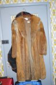 Red Fox Fur Coat