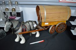 Kenall Shire Horse and Romany Caravan