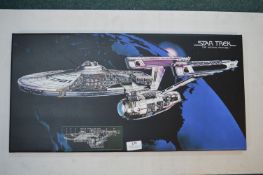 Star Trek Enterprise Canvas Wall Print