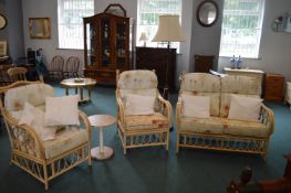 Three Piece Conservatory Suite Comprising Two Seat