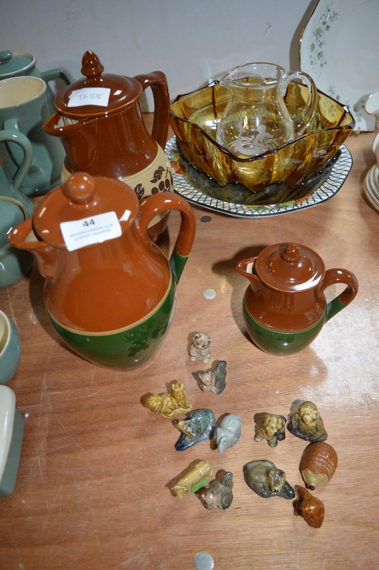 Vintage Pottery Jugs and Wade Animals - Image 2 of 2