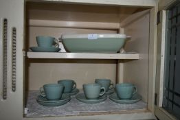 Ceramic Roasting Dish and Woods Teacups etc.