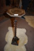 1930’s Oak Barley Twist Plant Stand
