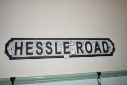Hessle Road Sign