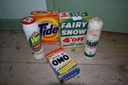 1970’s & 80’s Washing Product Packets etc.