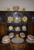 Fruit Patterned Pottery Dishes and Plates etc. by Argyle and Other