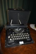 Underwood Portable Typewriter with Original Case