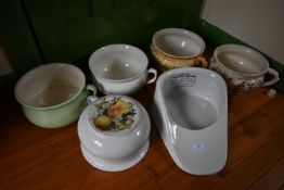 Collection of Chamber Pots and a Bed Pan