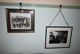 Two Framed Photographs “Hull Station” and “Post Office”
