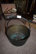 Victorian Brass Jam Pan