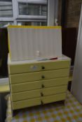 Small Painted Five Drawer Storage Chest