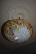 1930’s Multicoloured Glass Ceiling Light Shade