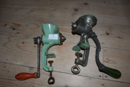 Two Kitchen Mincers