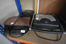 Three Electric Sandwich Presses