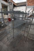 *Stainless Steel Four Tier Shelving