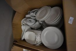 Mixed Box of Gravy Boats, Small Plates, etc.