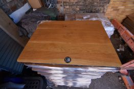 *Rectangular Oak Tabletop 80x60cm x 2.5cm thick