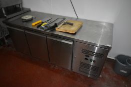 *King Refrigeration Three Door Refrigerated Preparation Unit 180x70cm