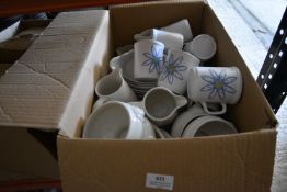 Box of Soup Bowls, Cups, Dishes, etc.