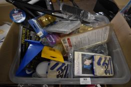 * Inflatable Pillows, Spectacle Repair Kit, Brush and Scrapers