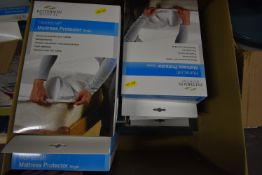 * Box of Double and Single Mattress Protectors