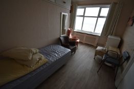 *Contents of Room 16 to Include Single Divan with Waterproof Mattress, White Bedside Cabinet,