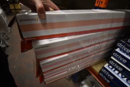 * Five Polished Stainless Steel Grabrails