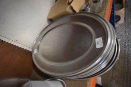 Quantity of Stainless Steel Trays