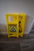 *Two Wet Floor Signs